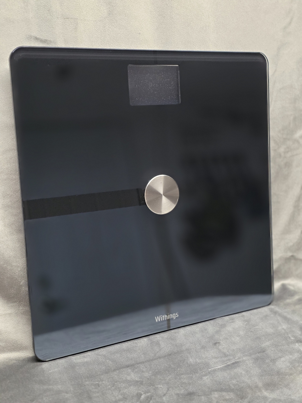 Withings Body+ is a Wi-Fi smart body composition scale that tracks weight.